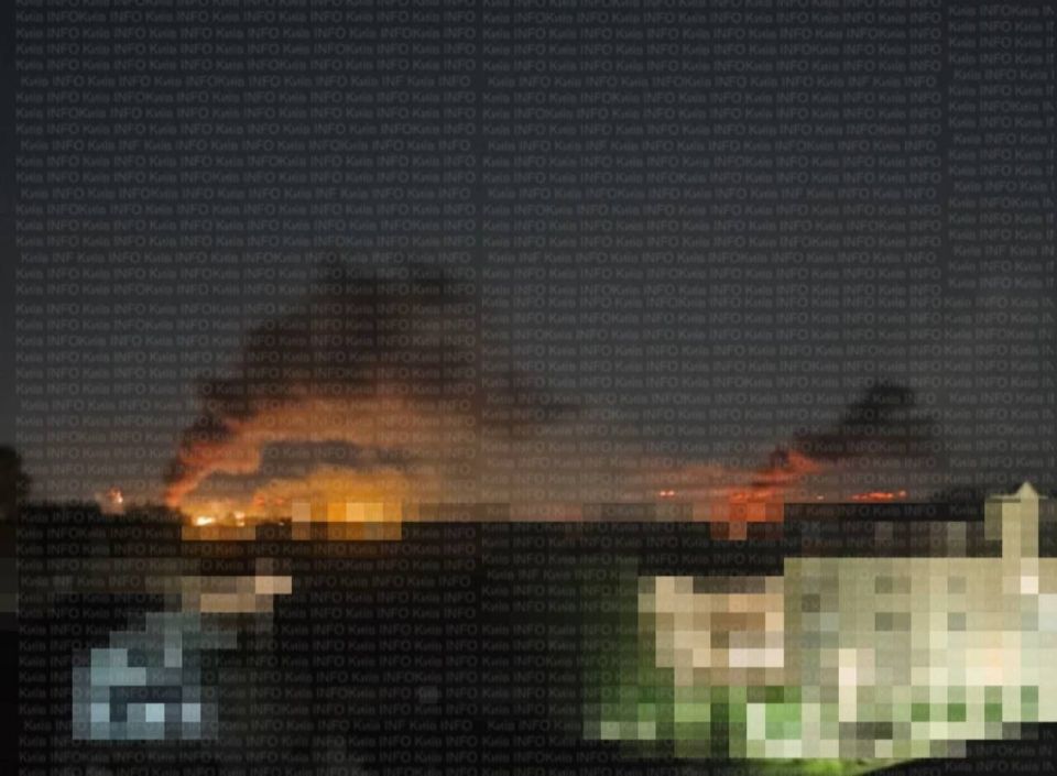 Киев в огне и дыму после ночных прилетов ракет и БПЛА Киев в огне и дыму после ночных прилетов ракет и БПЛА