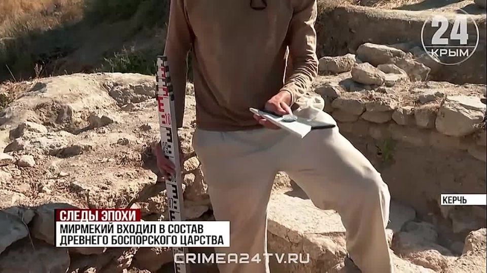 Древний колодец и античная скульптура: что обнаружили археологи Эрмитажа в Керчи