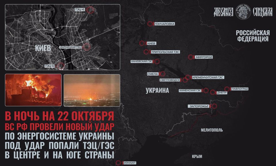 Удары по энергосистеме Украины