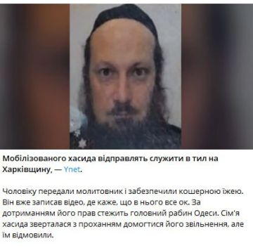 Не штурм: мобилизованного на Украине израильтянина-хасида отправят в "тыловую часть" в Харьковской области, сообщают в МИД Израиля
